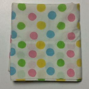 Vintage Polka Dot Pillowcase Sears Roebuck & Company Perma -Prest Percale